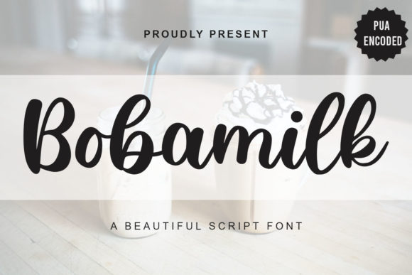 Bobamilk: A Light Handwritten Font for Elevated Design