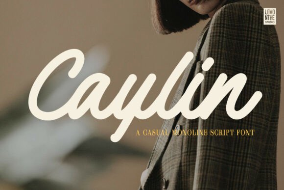 Caylin: A Casual Monoline Script for Approachable Design