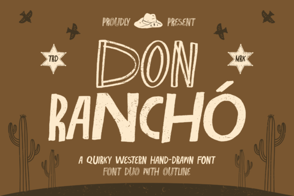 Don Rancho: The Handcrafted Western Font with Desert Soul