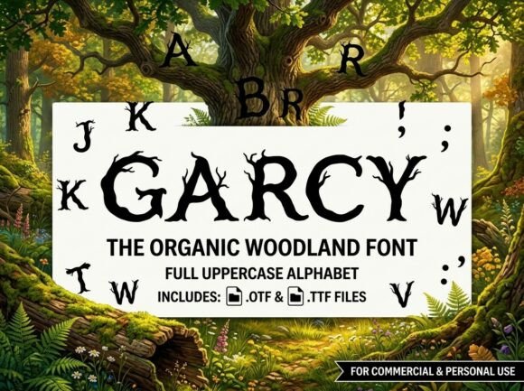 Garcy: A Premium Font for Bold, Unforgettable Headlines