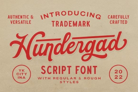 Hundergad: The Vintage Script Font for Timeless Branding