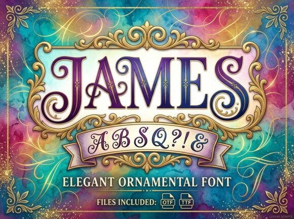 James: The Ornamental Font Commanding Attention