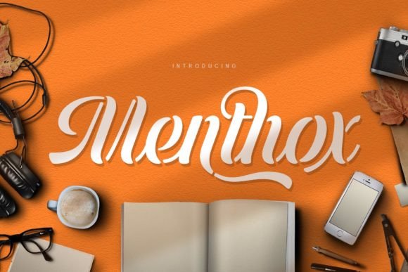 Menthox: The Stencil Script Font for Dynamic Branding