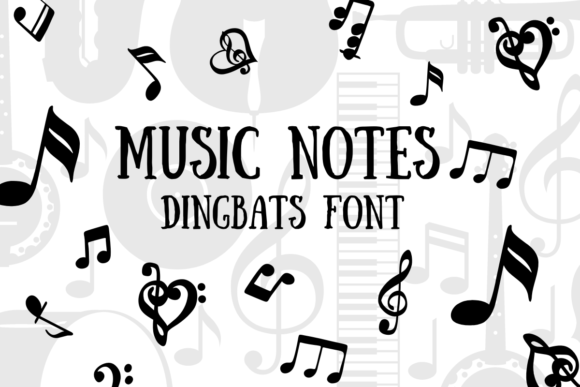 Music Notes: A Dingbat Font for Creative Expression