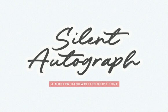Silent Autograph: A Modern Script with Authentic Flair