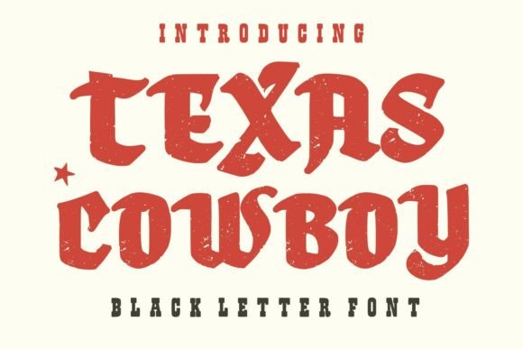 Texas Cowboy: A Rugged Typeface for Authentic Design