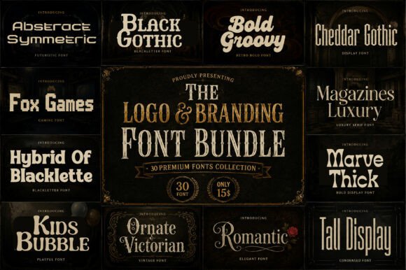 The Logo & Branding Font Bundle: A Designer's Complete Toolkit