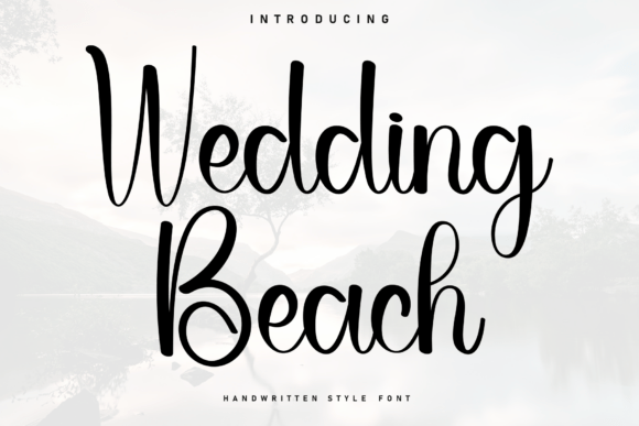 Wedding Beach: A Handwritten Font for Effortless Elegance