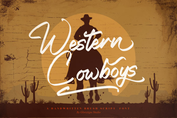 Western Cowboys: A Handwritten Font for Charming Design